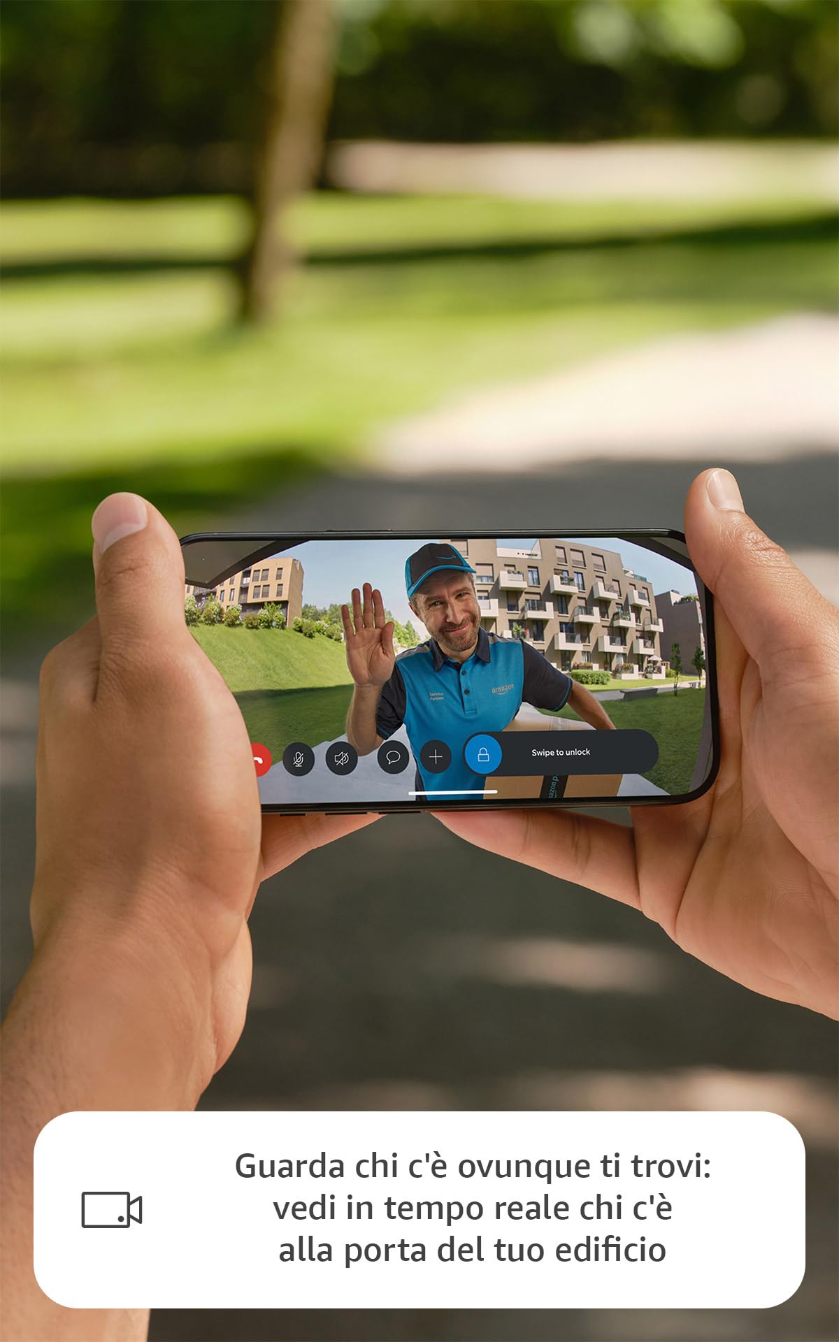 Ring Intercom Video + Batteria a sgancio rapido aggiuntiva e Stazione di ricarica di Amazon