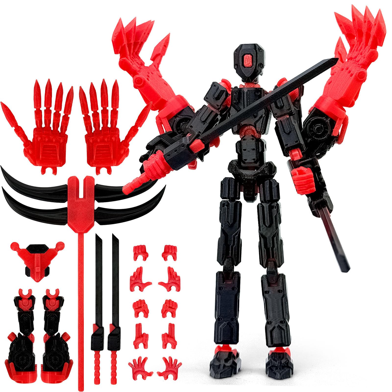 Amazon.com: Binvin 8Inch T13 Assembly Completed Action Figure,3D