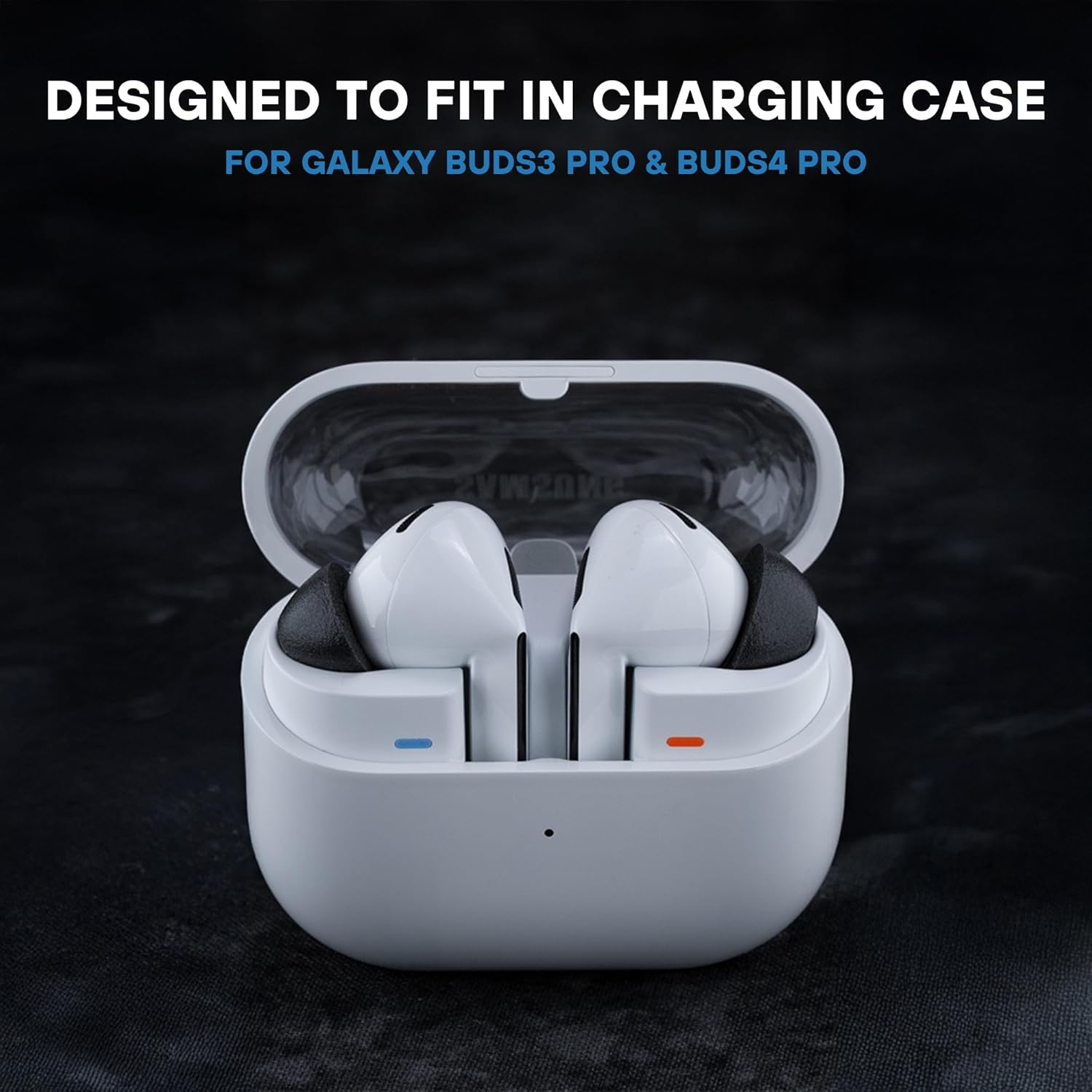 Comply TrueGrip MAX | Premium Memory Foam Replacement Earbud Tips for Samsung Galaxy Buds4 Pro & Buds3 Pro | Long-Lasting Comfort, Secure Fit, Noise Isolation | Black (S/M/L) (3 Pairs)