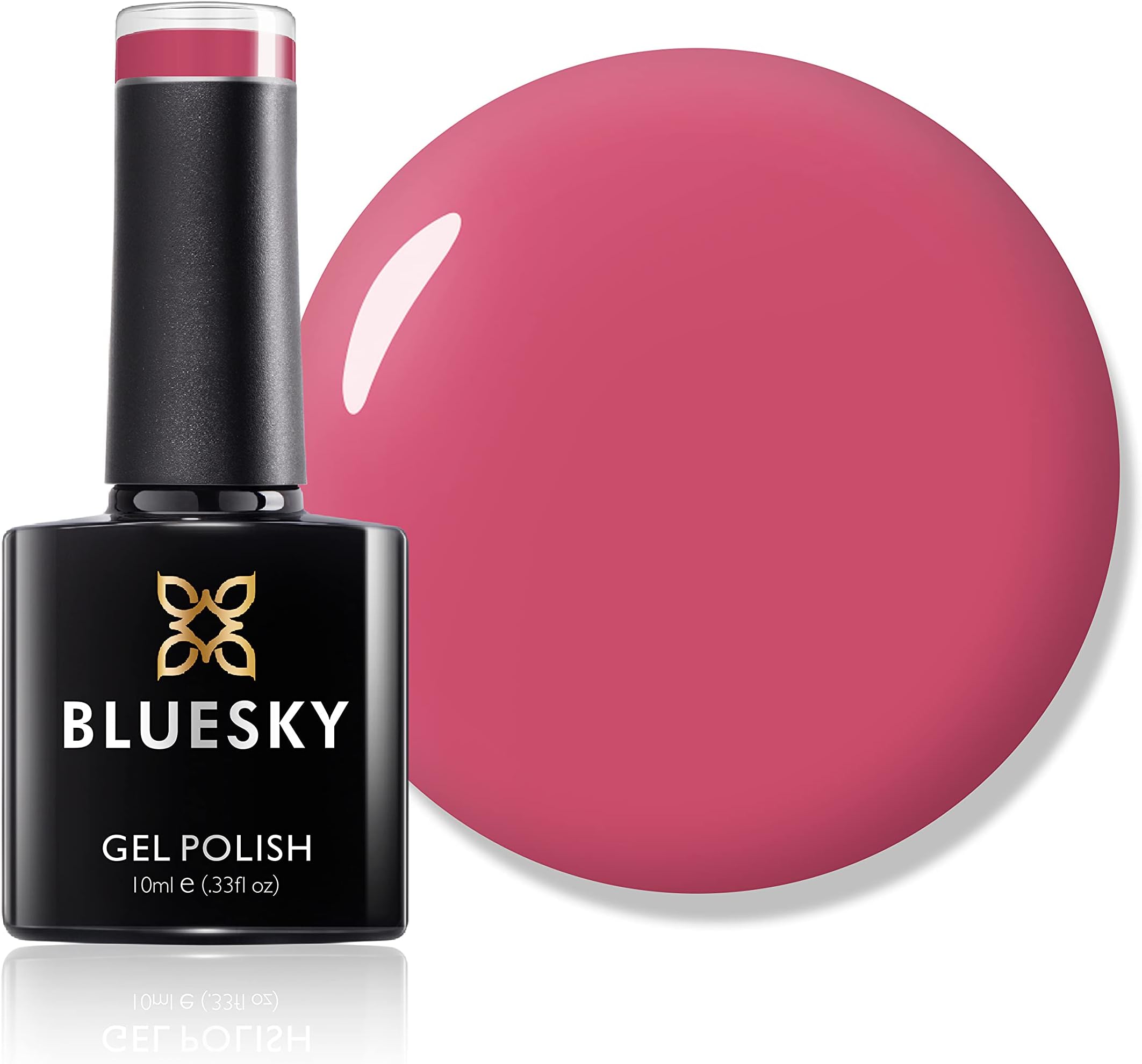 Bluesky Gel Nail Polish, Tropix 80505, Bright, Fire, Red, Long Lasting, Chip Resistant, 10 ml (Requires Drying Under UV LED Lamp)