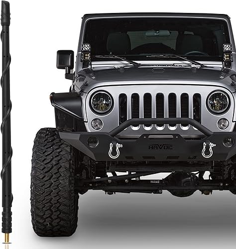 VOFONO Antena para Jeep Wrangler JK JL Gladiator JT Rubicon Sahara 4XE Willys Sport Unlimited, accesorios Jeep Wrangler Gladiator 13 pulgadas Jeep