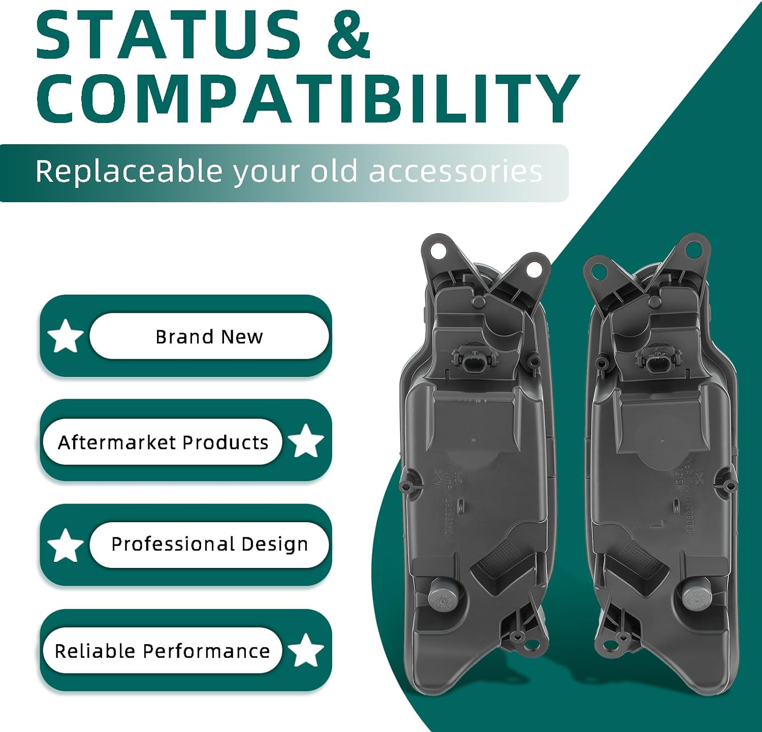 AUTOKAY LED DRL Fog Lights Driving Lamps Fits for Mercedes Benz E350 E550 E26 AMG 2010-2016