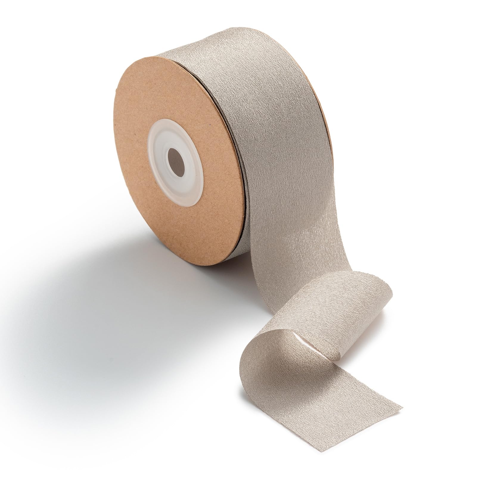 MORSUNBELA Geschenkband Breit Schleifenband Hochzeit Seidenband Dekoband 3,8 cm x 23 m