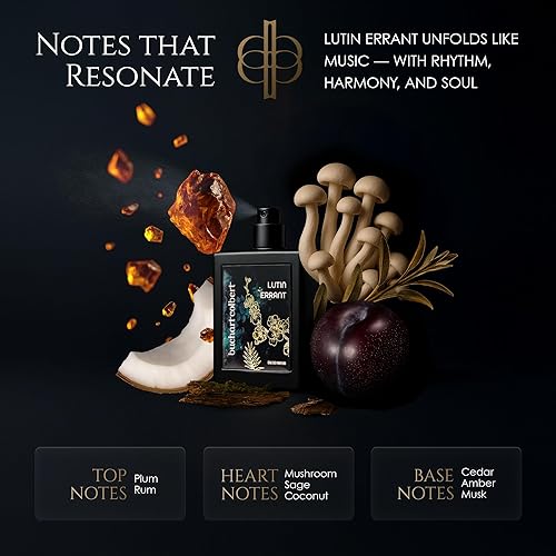 Miniatura 2 de Fragancia Lutin Errant 1.7 fl oz  Nicho Eau de Parfum  Perfume de madera seca, coco y ámbar para hombres y mujeres con almizcle blanco y un corazón