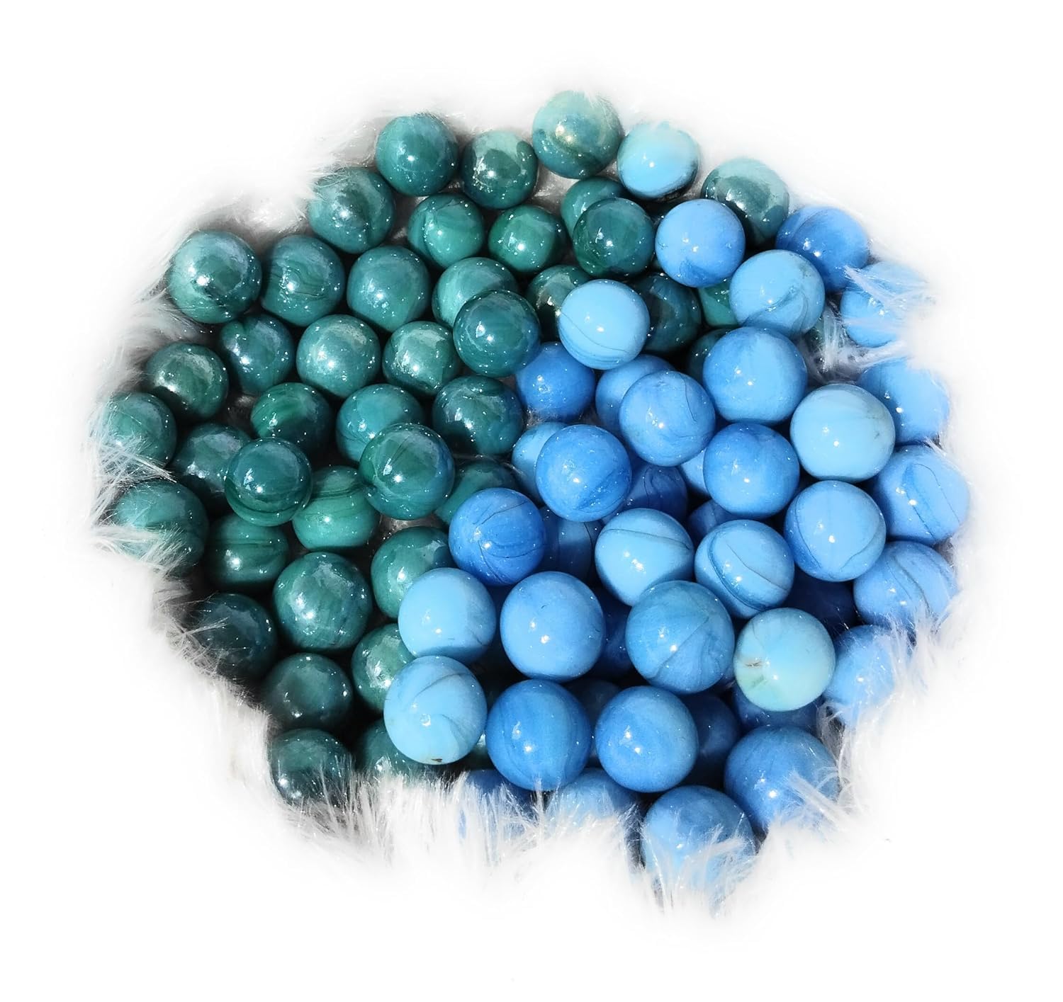 JAGMOOLYA Products Combo of Sea Blue and Sky Blue Kanche Glass Marbels with Shooter Unique Kanche Marble (Marble) (Pack of 50+50)-image-40