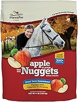 Vista 6 de Manna Pro Nuggets de Tamaño Mordisco para Caballos, Golosinas Sabor Butterscotch para Entrenamiento de Caballos, Recompensa y Fortalece el Vínculo
