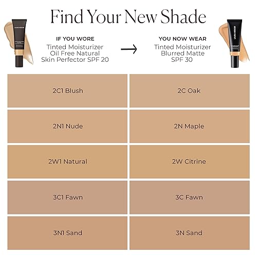 Miniatura 9 de Laura Mercier Hidratante con Color Mate Difuminado con SPF 30 Control de Brillo y Difuminado de 24+ Horas, Larga Duración, Cobertura Transparente a