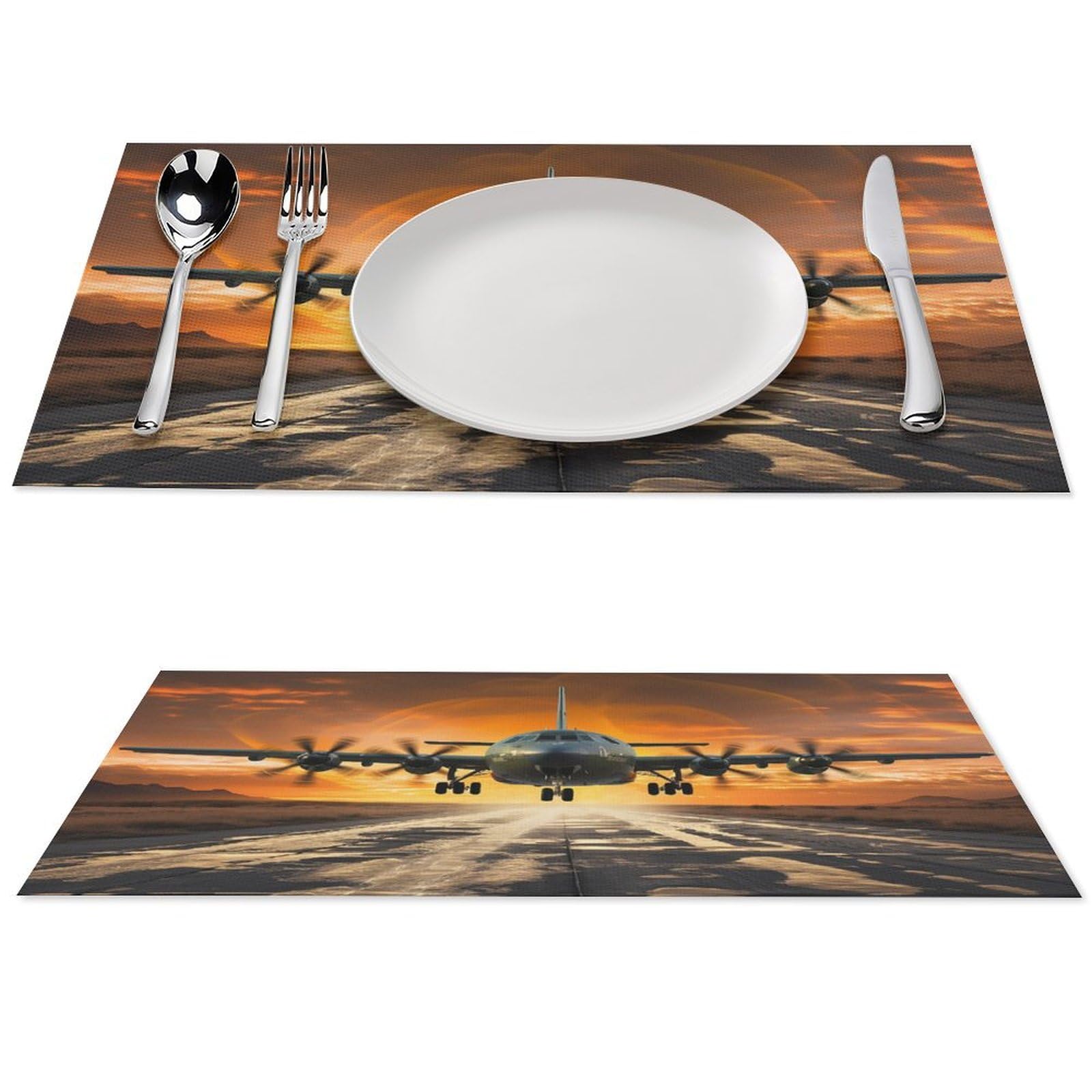 Sets de table aviation pour décorer et protéger votre table de salle à manger