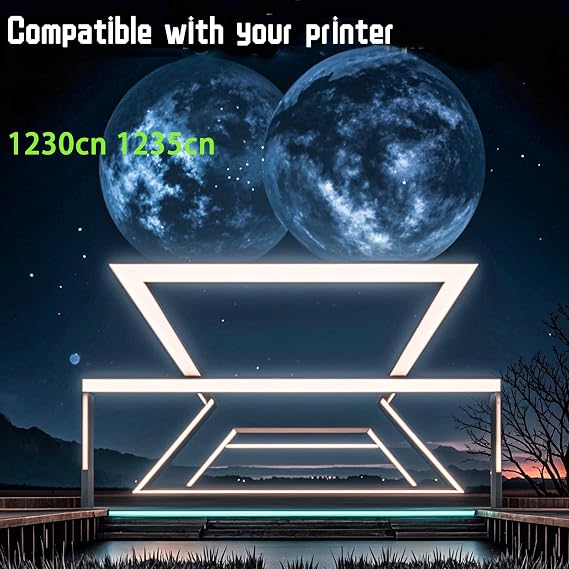 1230c Compatible for Dell Toner Cartridges 1230cn 1235cn Printers, High Yield Alternatives Reliable Printing (Yellow)