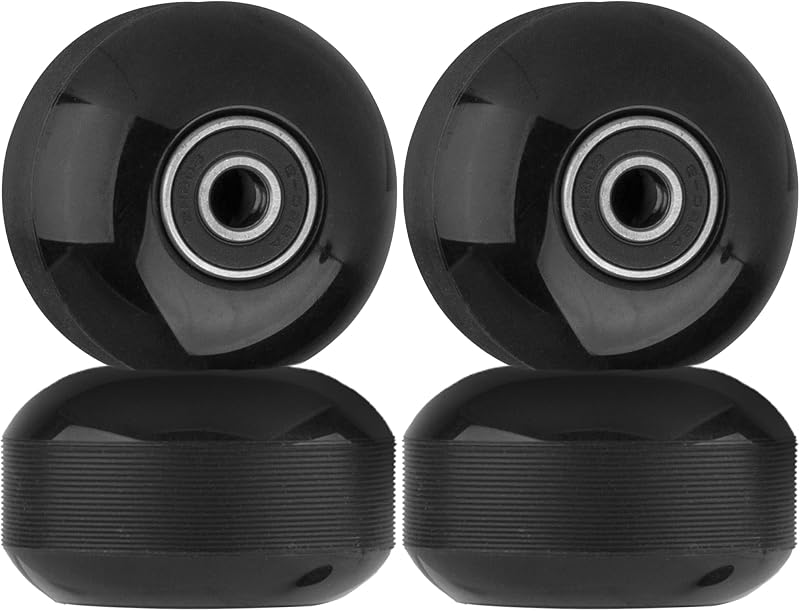 NONMON Roues de Skateboard 52mm 95A, 4 Pieces PU Résilience 80% roulettes de Remplacement avec Roulements à Billes ABEC-9 608 RS pour Planches à roulettes Cruiser Skateboard Roller Quad Skates