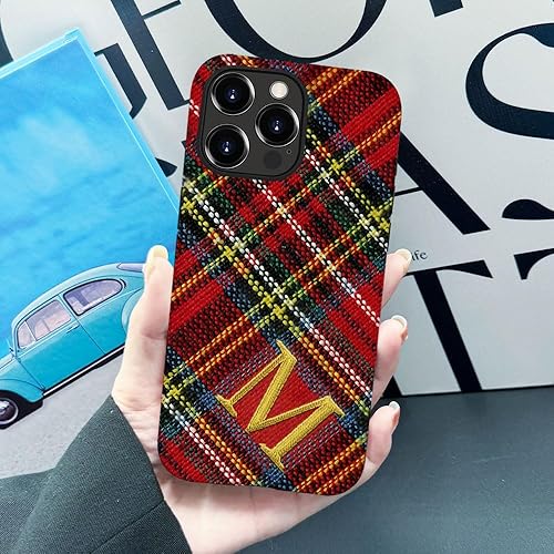 Miniatura 5 de DAIZAG Funda para iPhone 16 15 14 13 Pro Max Plus 12 11, carcasa rígida híbrida personalizada de 2 capas para regalo de niña y mujer, monograma