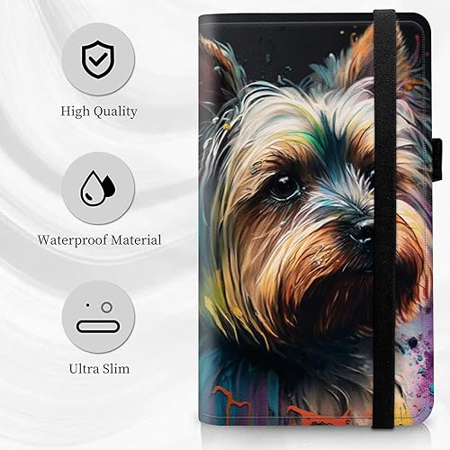 Vista 6 de Funda para chequera personal con diseño de tortuga marina verde, funda de piel sintética para hombres y mujeres, con ranuras para tarjetas, soporte