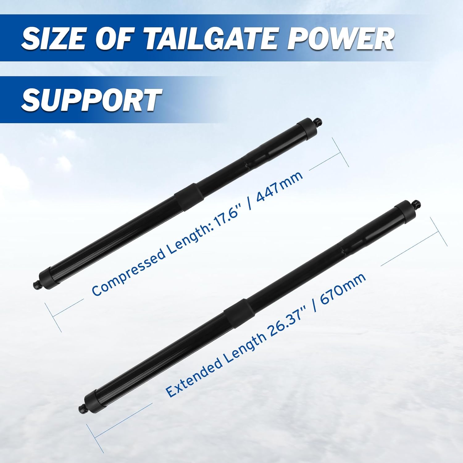 Liftgate Actuator Compatible with 2014-2019 Nissan Rogue Electric Rear Hatch Lift Struts 1 Pair