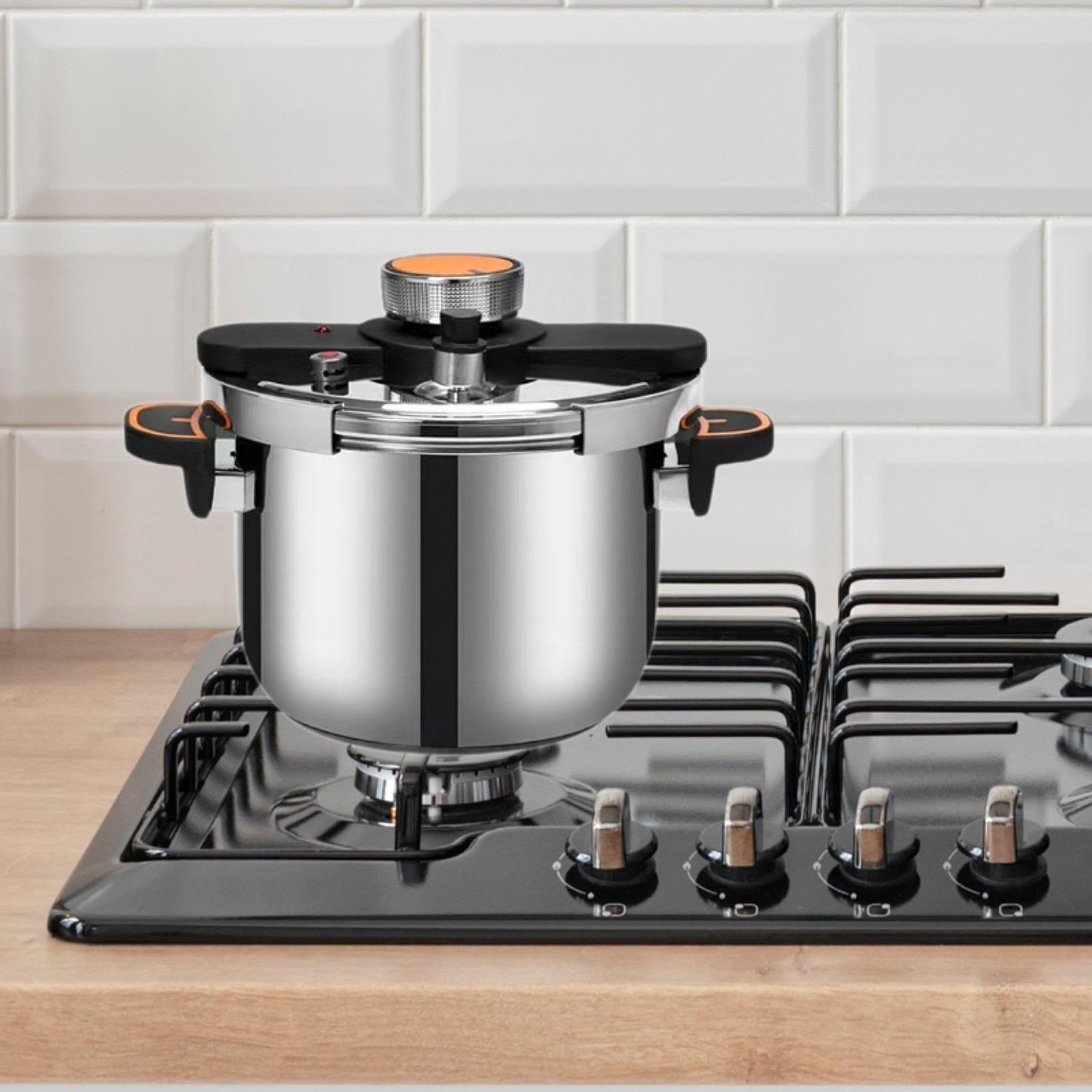 Bothyi Pressure Cooker Pressure Pot Gas Cookware Multifunction Portable Canning Pot Cooking Pot for Household Dining Room Restaurant, 8L