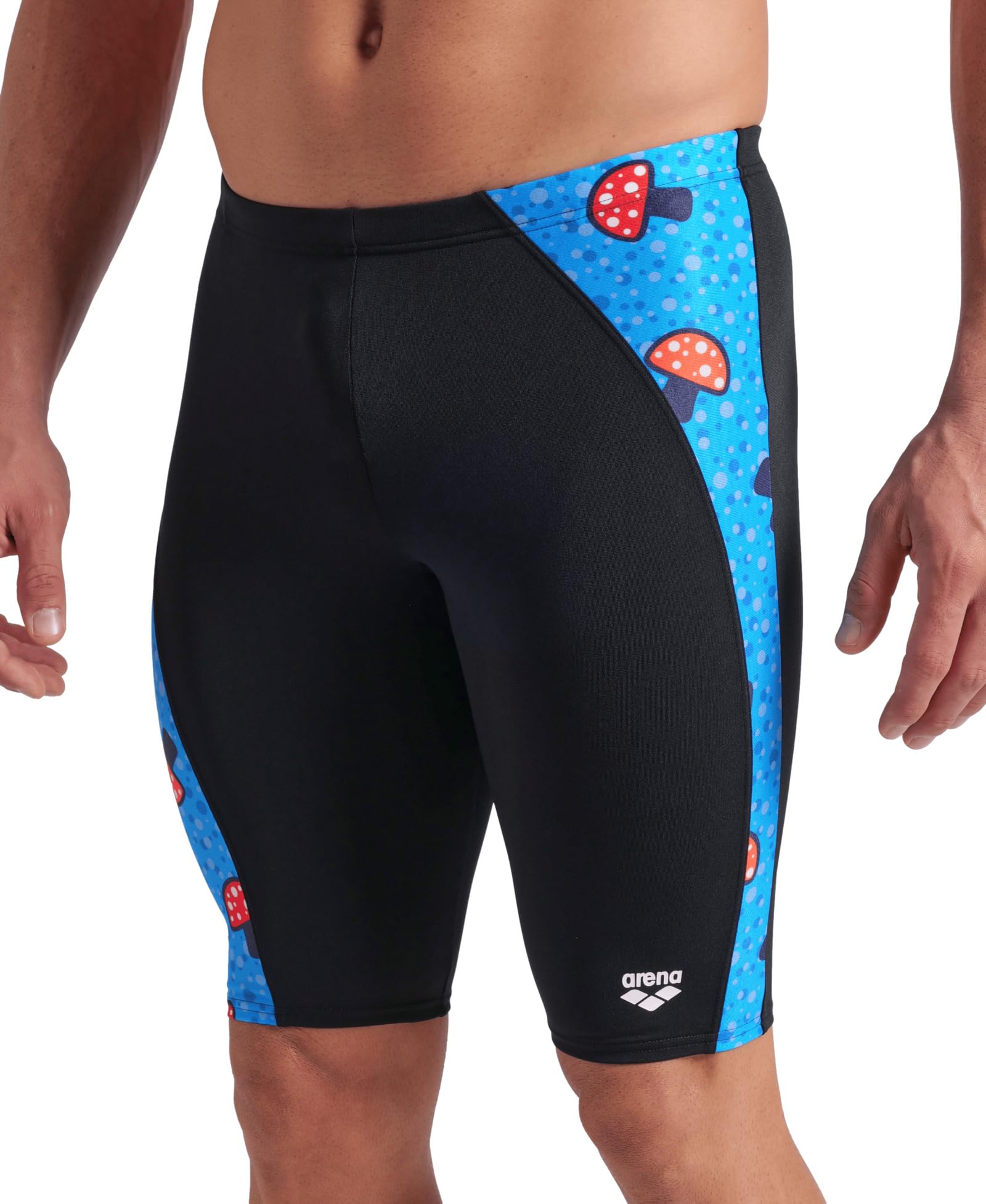 arena Performance Men's Funny Prints Collection Mushrooms Swim Jammer Swim Shorts Maillot de Bain Homme (Lot de 1)