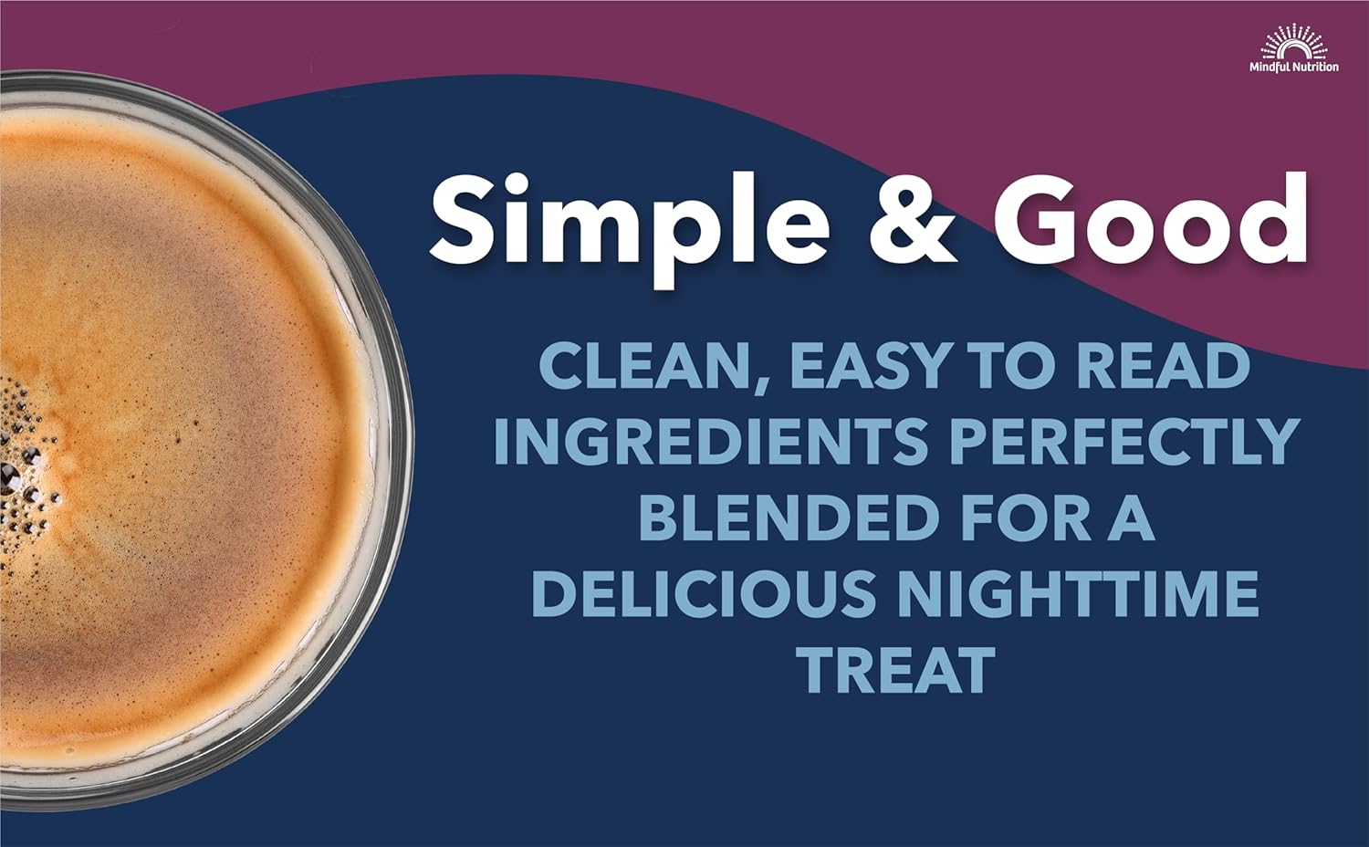 Mindful Evening Peppermint Cocoa Mix Natural Sleep Aid, Melatonin 3mg, L-Theanine, GABA Supplements, Natural Calm Sleep Support Stress Relief Calm Sleepy Cocoa Nighttime Peppermint Hot Chocolate - Image 6