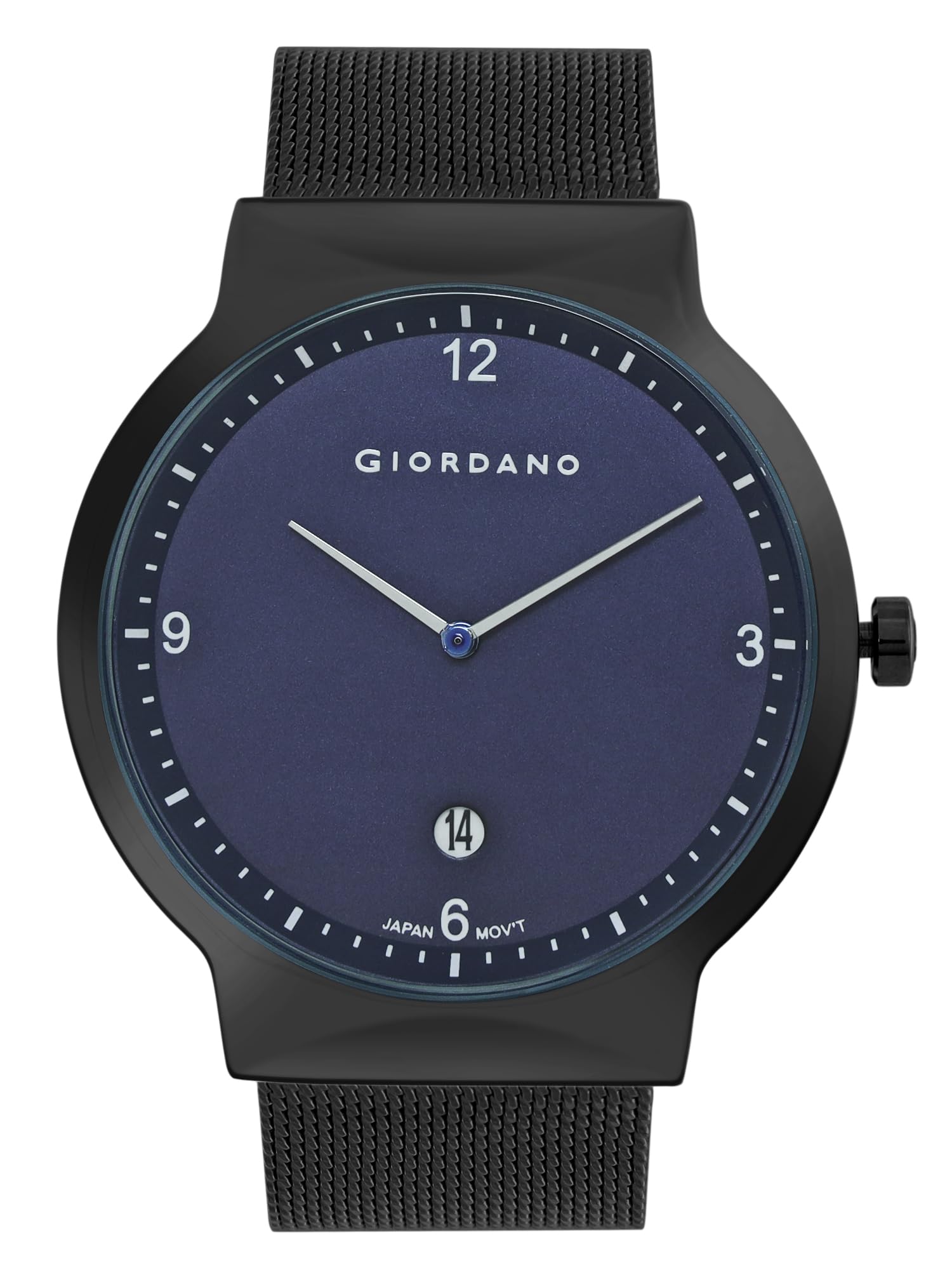 Giordano Casual Wrist Watch for Men Mesh Metal Strap Round Dial| 2 Hand Mechanism Analog Watch - GZ-50057 (B0CDGNST9F) Amazon Price History, Amazon Price Tracker