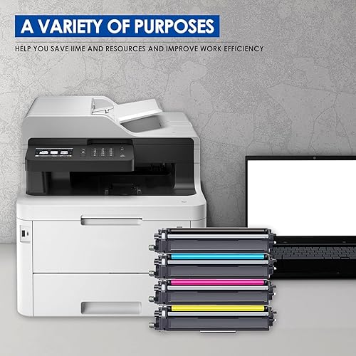 Miniatura 5 de TN-223 TN223 TN223 TN227 TN-227BKCMY Cartucho de tóner de repuesto para Brother TN223BKCMY para TN223BK, TN223C, TN223M, TN223Y TN223Y, TN2234PK