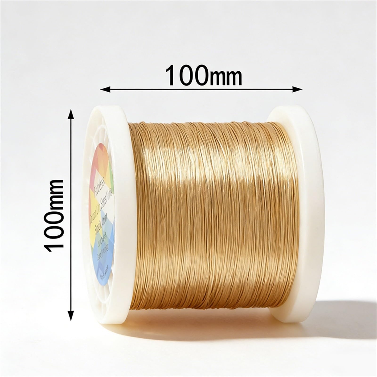 1KG/rollo de alambre acero revestido cobre, calibre 26 28 32, alambres artesanales for hacer, envolver y manualidades(Bright silver,0.3mm 28gauge 1KG)