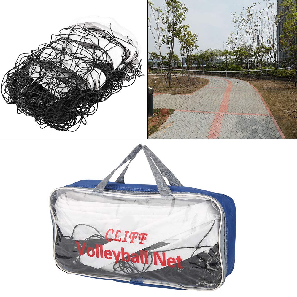 TANIQIACA Standard Size Volleyball Net with Storage Bag for Beach Game Indoor Match