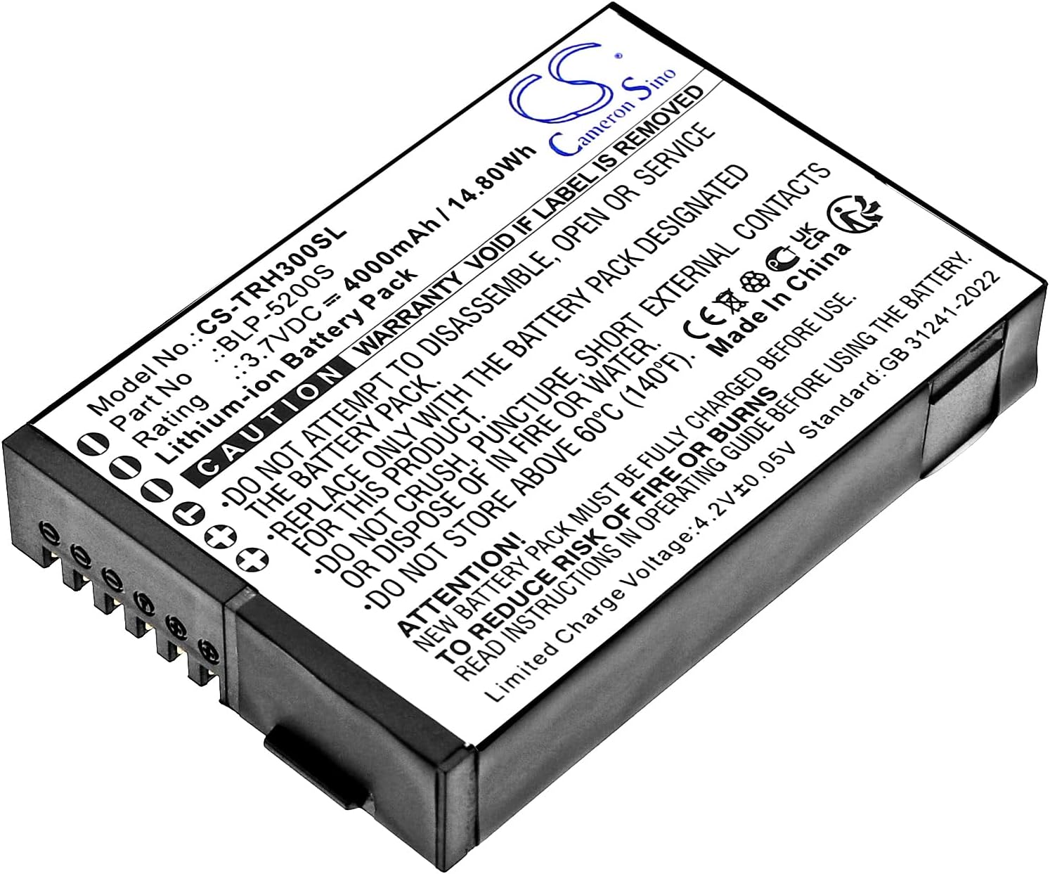 Cameron Sino CS 4000mAhReplacement New Battery for Hi-Target ihand 30 Data Controller