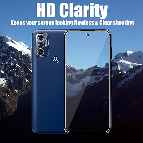 Miniatura 7 de TQLGY Paquete de 3 protectores de pantalla para Samsung Galaxy A03s con 3 protectores de lente de cámara, película de vidrio templado, dureza 9H,