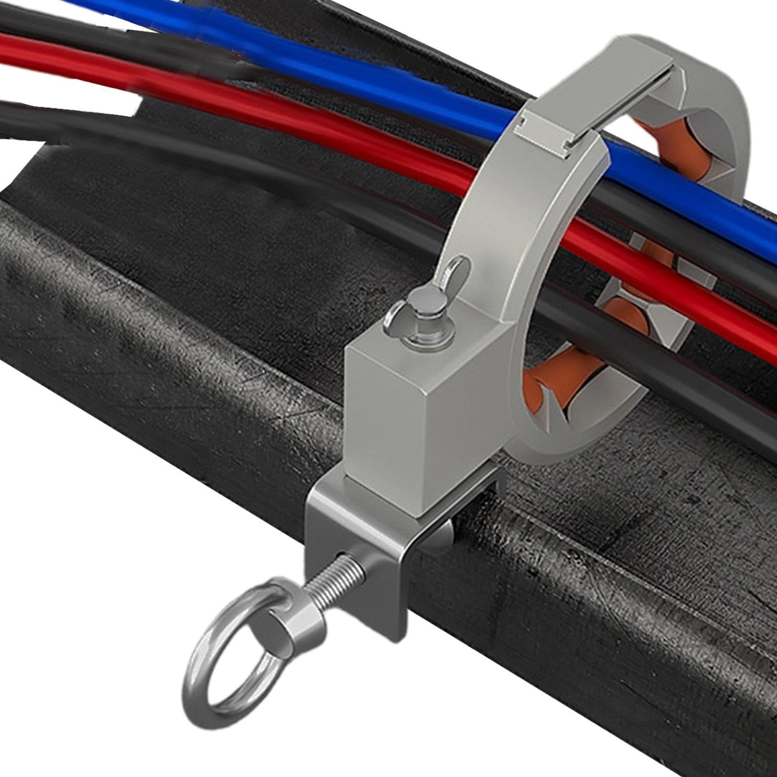 Polea para el conducto de cable con sujeción pesada de acero para obras mecánicas