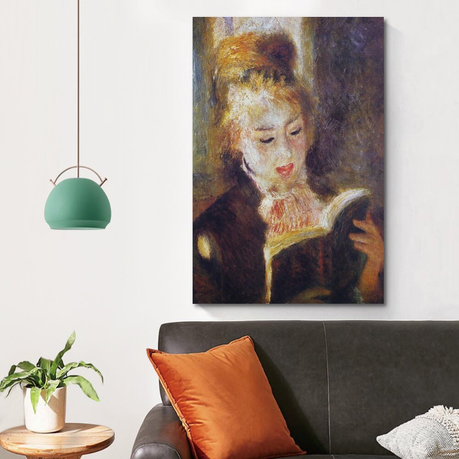 Pierre-Auguste Renoir Artist's Art《La Liseuse》Poster Home Decor