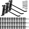 Black 6 Grid Wall Hooks