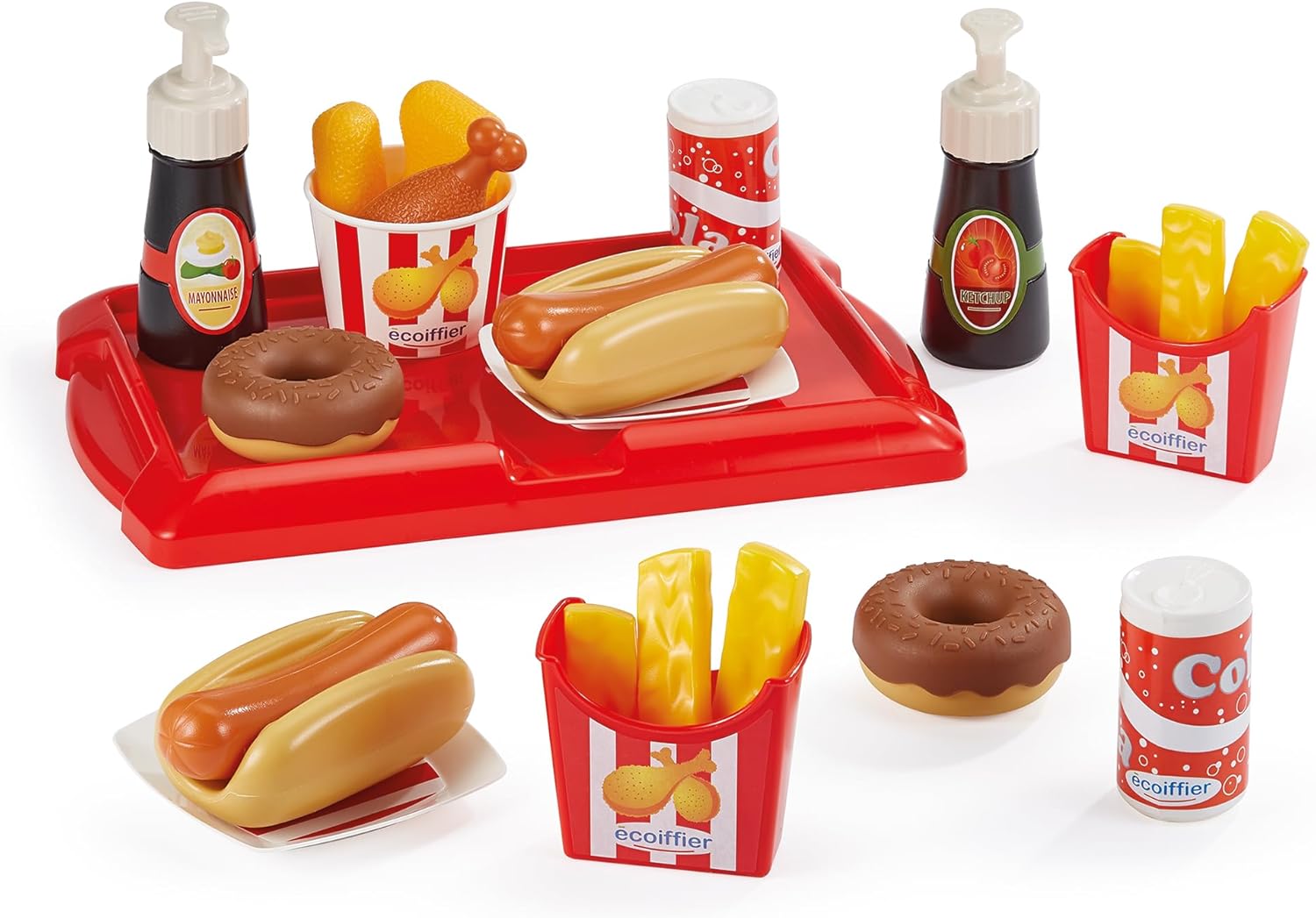 Ecoiffier - Hot Dog Box, 2423, Multicoloured