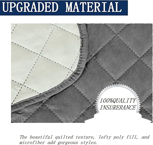 Miniatura 3 de Funda de sofá 100% impermeable acolchada para sofá de 3 asientos, funda de sofá para perros acolchada, funda antideslizante para mascotas (gris,