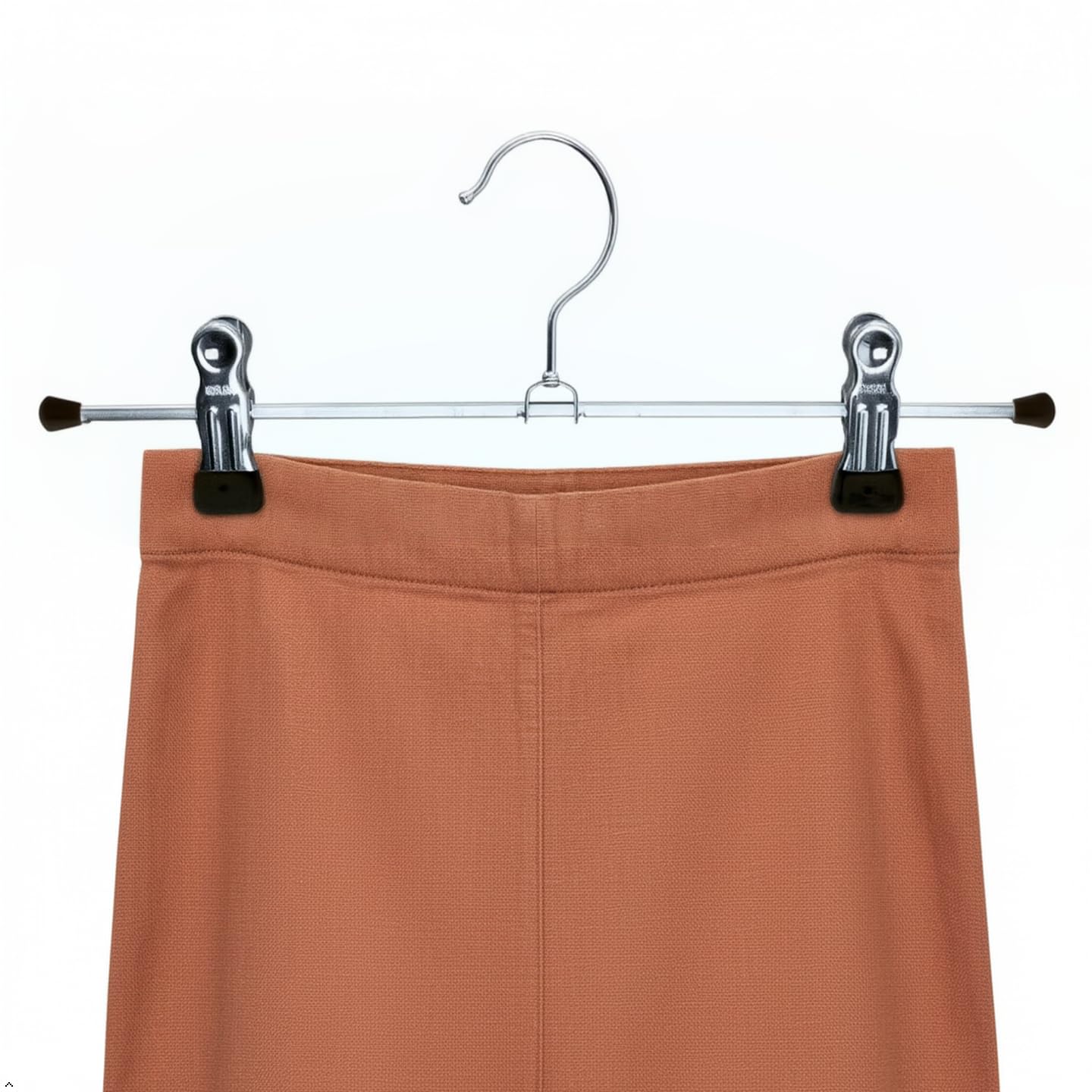 MAWA par Reston Lloyd antidérapant Peu encombrant Cintre pour Pantalons et Jupes avec Deux Clips, Noir, Set of 10