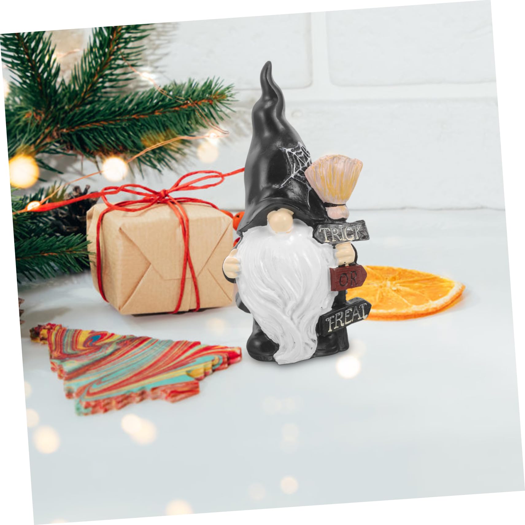 Mipcase GNOME De Jardin Résine Décoratif Figure De Jardin Extérieur Amusante pour Cour Et Allée
