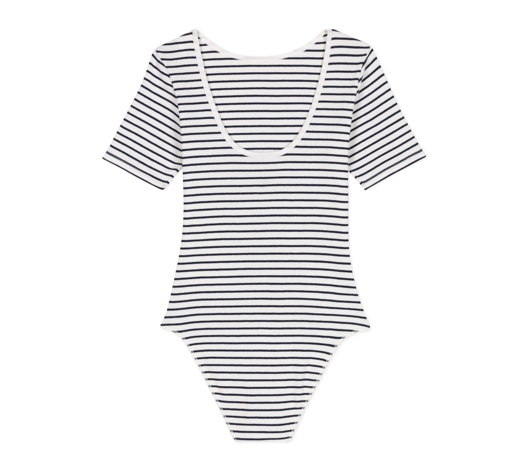 Petit Bateau Body Manches Courtes Femme