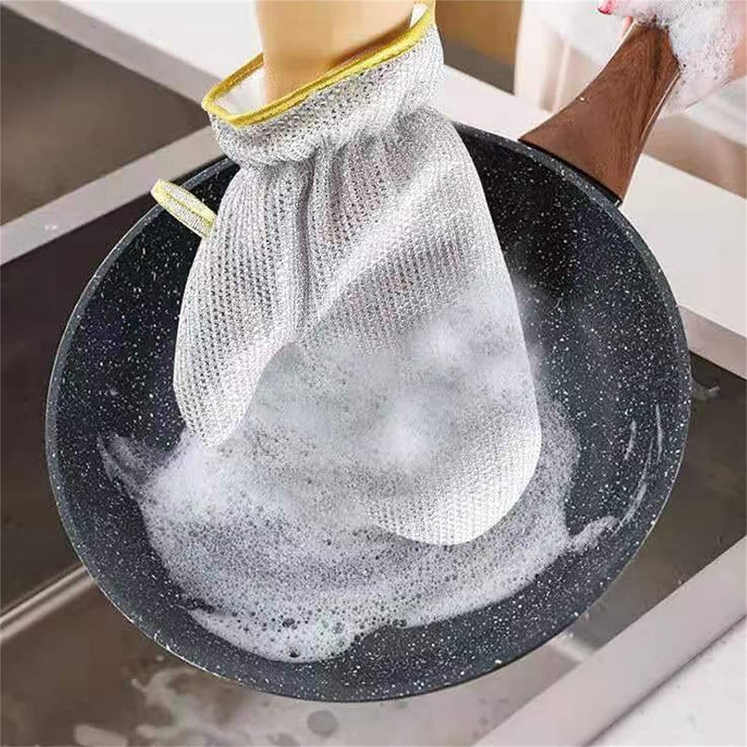 QUIQSHIPP {1 pcs) Wire Dishwashing Gloves, Kitchen Cleaning Gloves, Household Cleaning Tools, Heat Insulation Anti-Hot Waterproof & Durable Gloves, Reusable Kitchen Gloves For Washing Dishes (B0CXTSFZ4H) Amazon Price History, Amazon Price Tracker