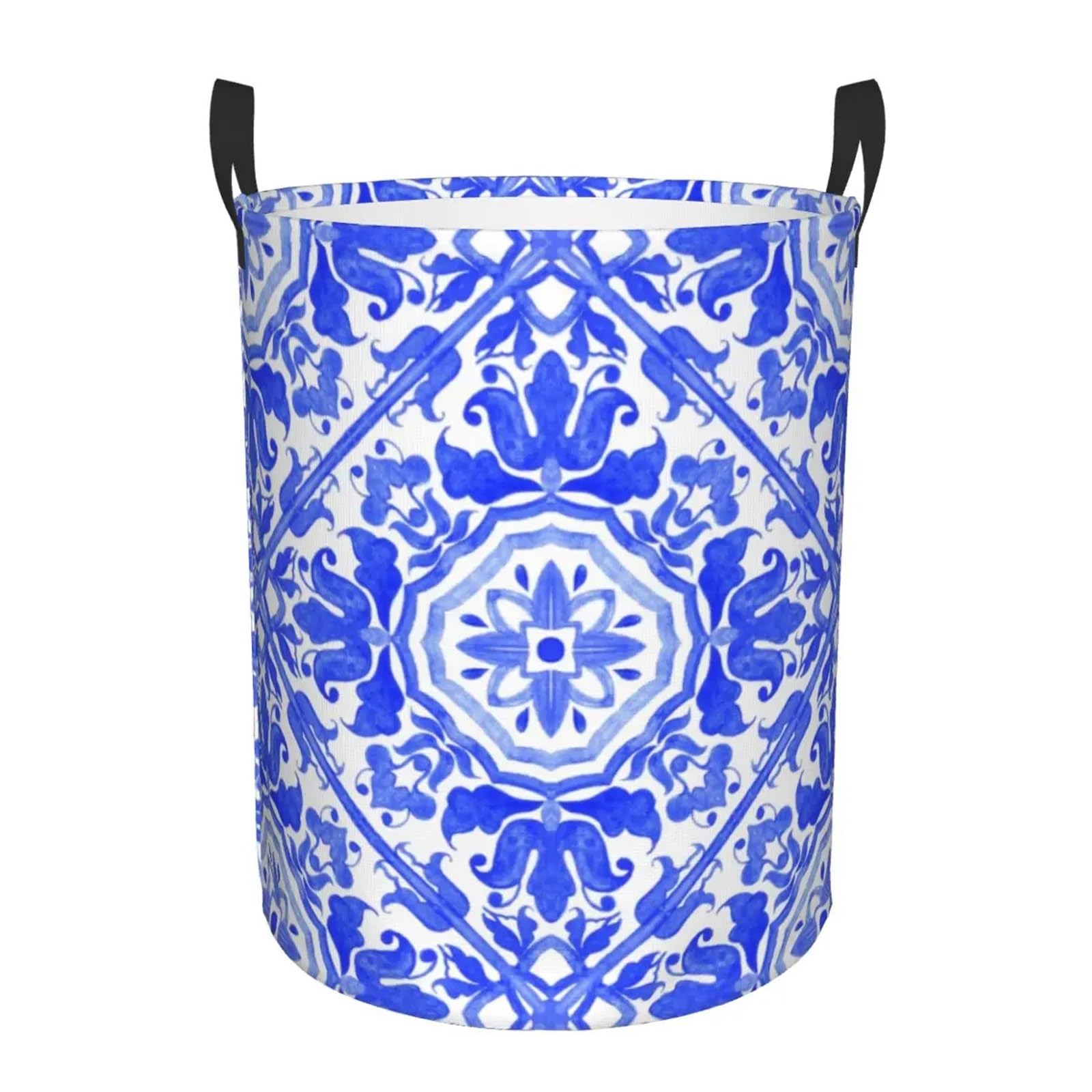 Fabric laundry hamper Vintage Laundry Hamper Large Storage Basket for Family(Color6,42x34 cm)