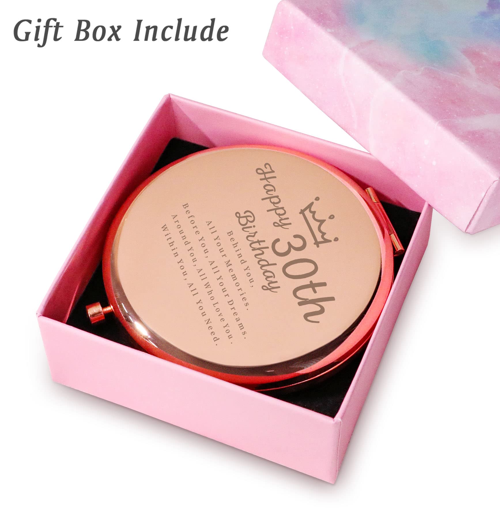30th Birthday Gift Set For Women – Mug, Candle, Makeup Bag, Keychain & Socks - View #7