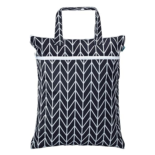 Teamoy Organizador de bolsa de viaje para colgar en seco hĂşmedo 173 x 134 pulgadas con dos compartimentos para pañales de tela lavanderĂa trajes de Teamoy Organizador de bolsa de viaje para colgar en seco hĂşmedo 173 x 134 pulgadas con dos compartimentos para pañales de tela lavanderĂa trajes de