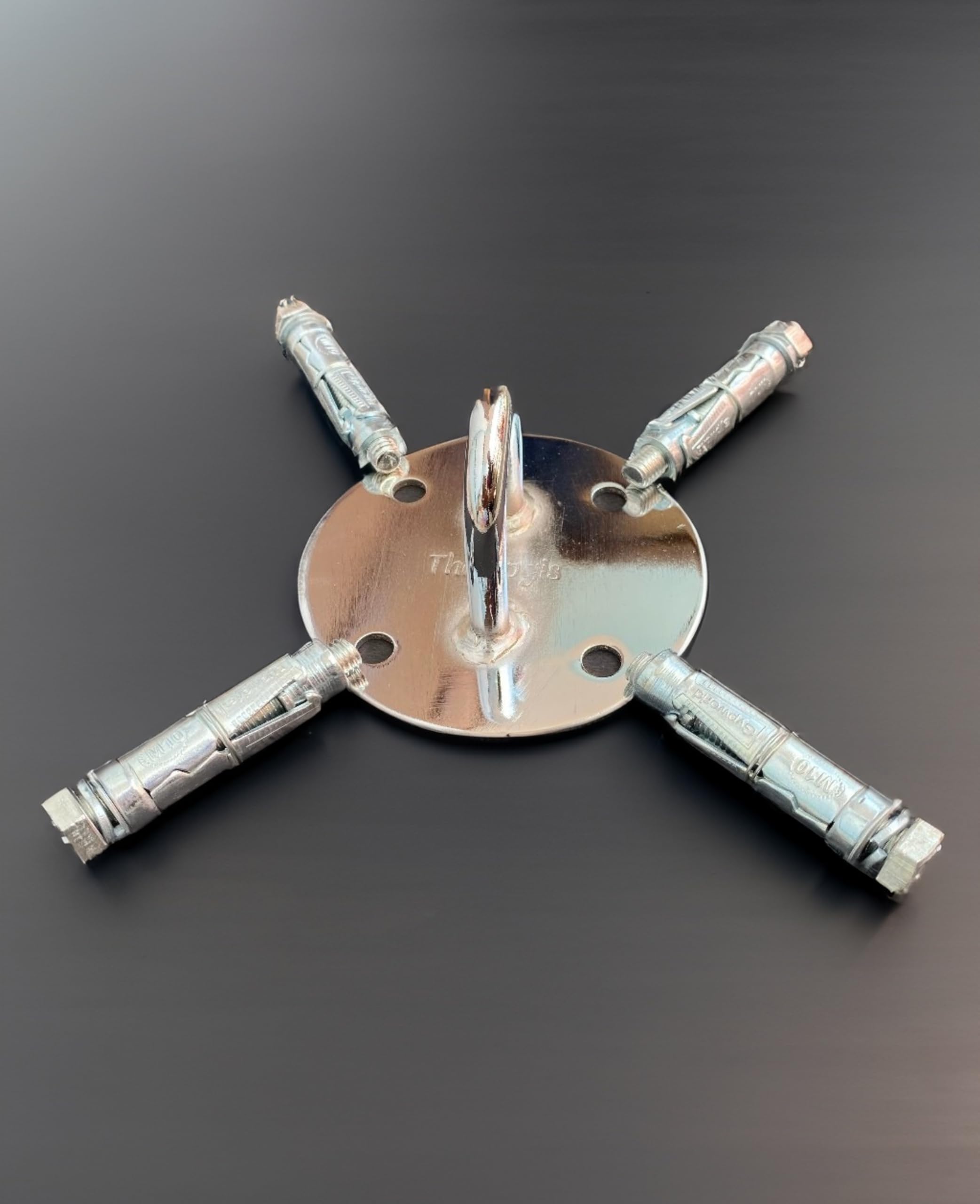 The Yogis Wall and Ceiling Mount Bracket for Aerial Yoga Suspension Straps, Gymnastic Rings Swings Hammock, Resistance Band, Battle Rope PC- 1-image-26