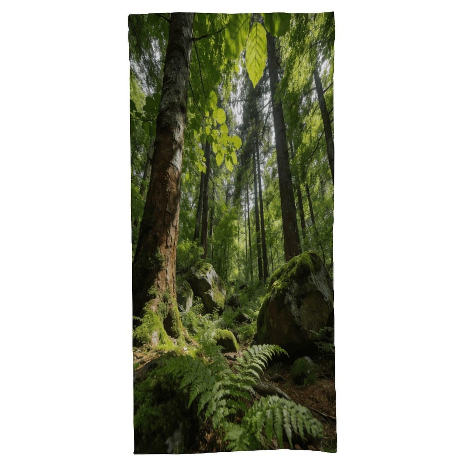 Fodpand Style Forest Bath Towel, Highly Absorbent & Quick Drying Beach Towel, Compact & Lightweight Pool Towel For Bathroom, Beach, Pool, Gym, Spa, And Hotel Use