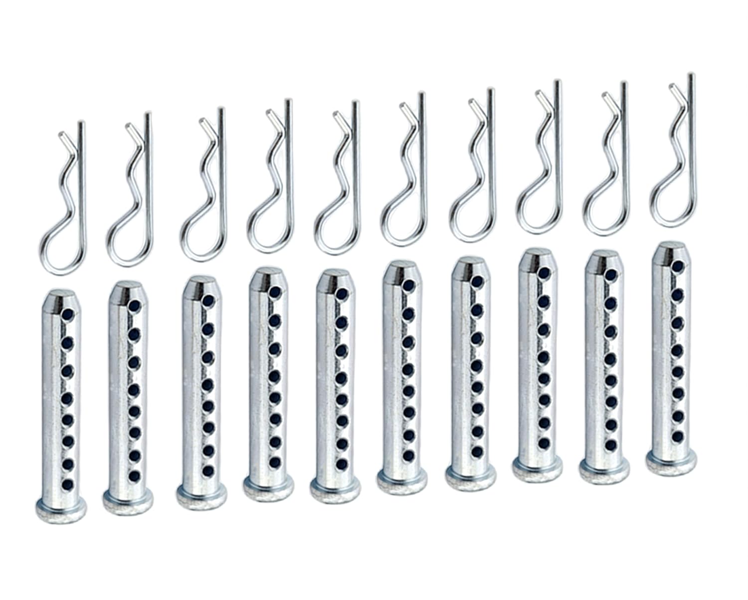 420Pack MultiHole Porous Eye Pins Clevis Pins Adjustable Clevis Pins kit, Fastener for Farming