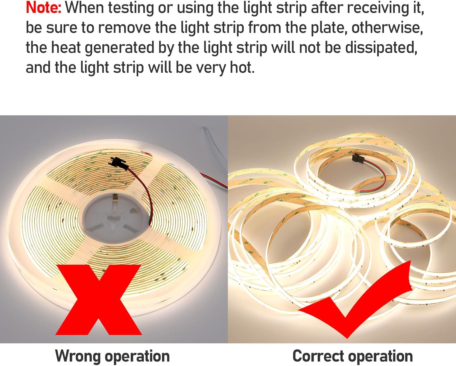 GOMING 24V 32.8ft WS2811 IC COB LED Strip Lights Natural White 4000K Addressable Running Water Effects 360LED/M CRI 93+ IP20 Not Waterproof LED Tape Lights for Home Decor(No Adapter and Controller)