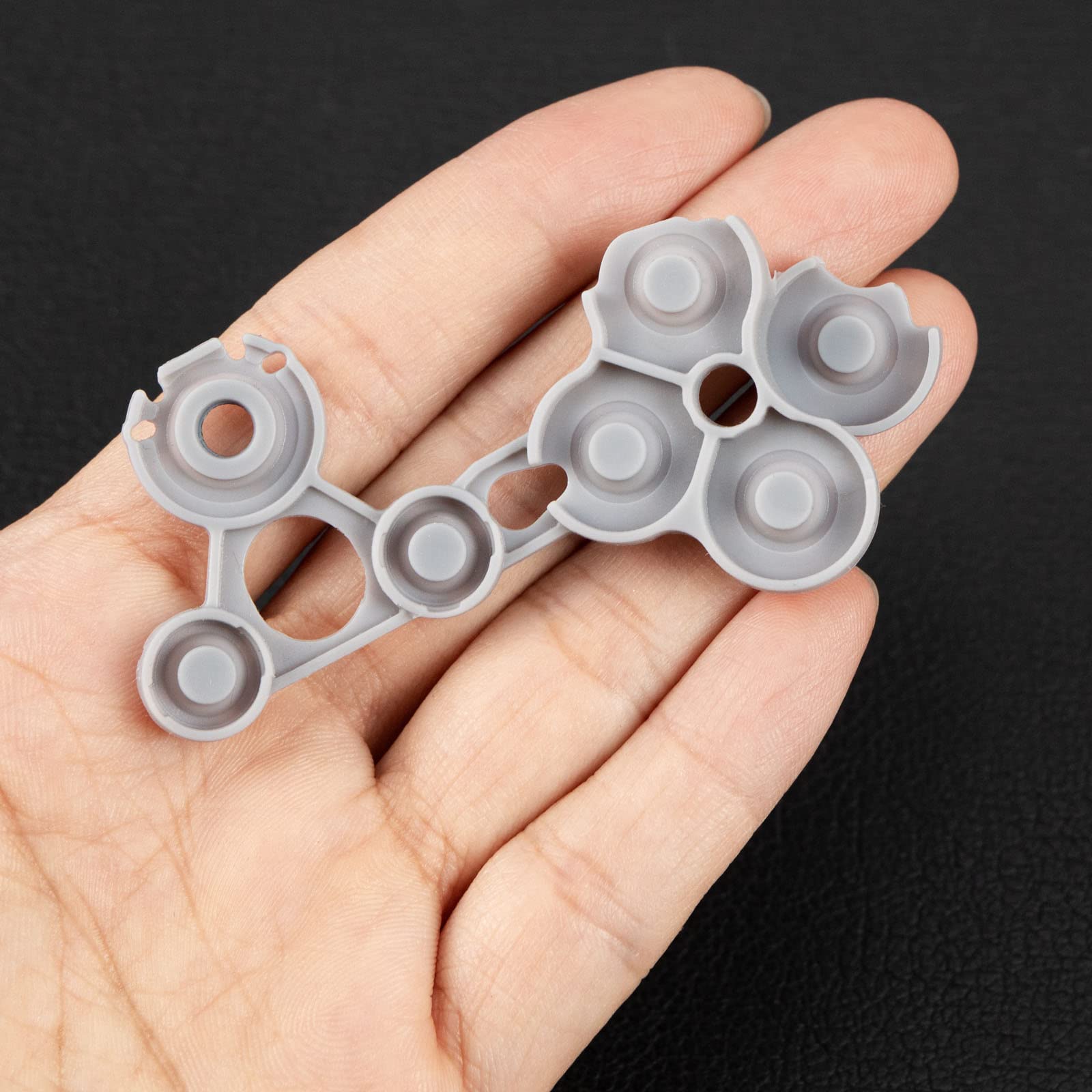 EMSea 3 Piezas de Silicona conductiva Almohadillas de botón de reparación ABXY botón de reparación de Repuesto Compatible con Xbox One Controller