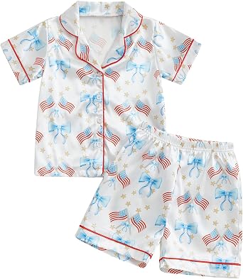 Toddler Girl 4th Of July Pajamas