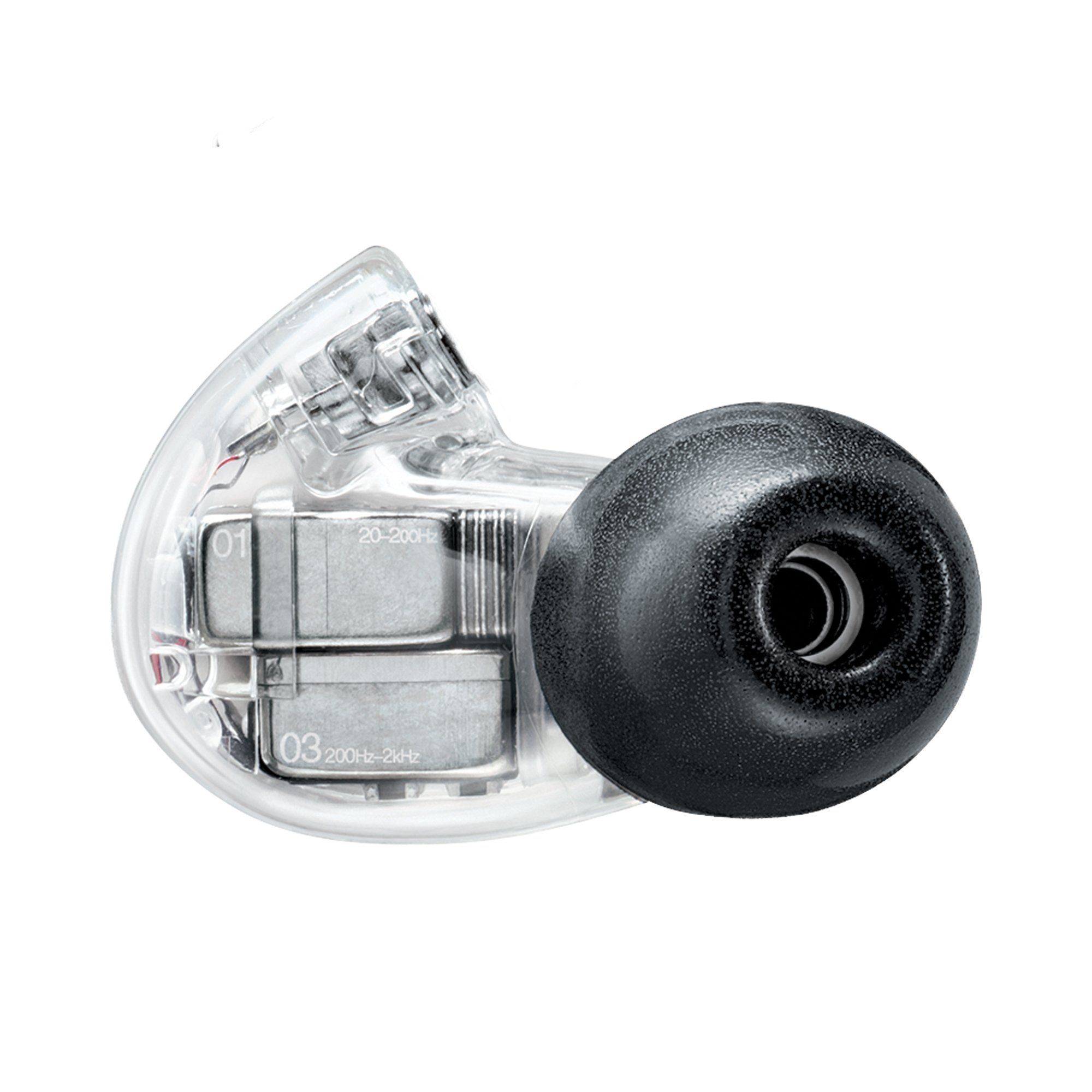 Shure SE846 Ersatz Ohrhörer, links, Transparent