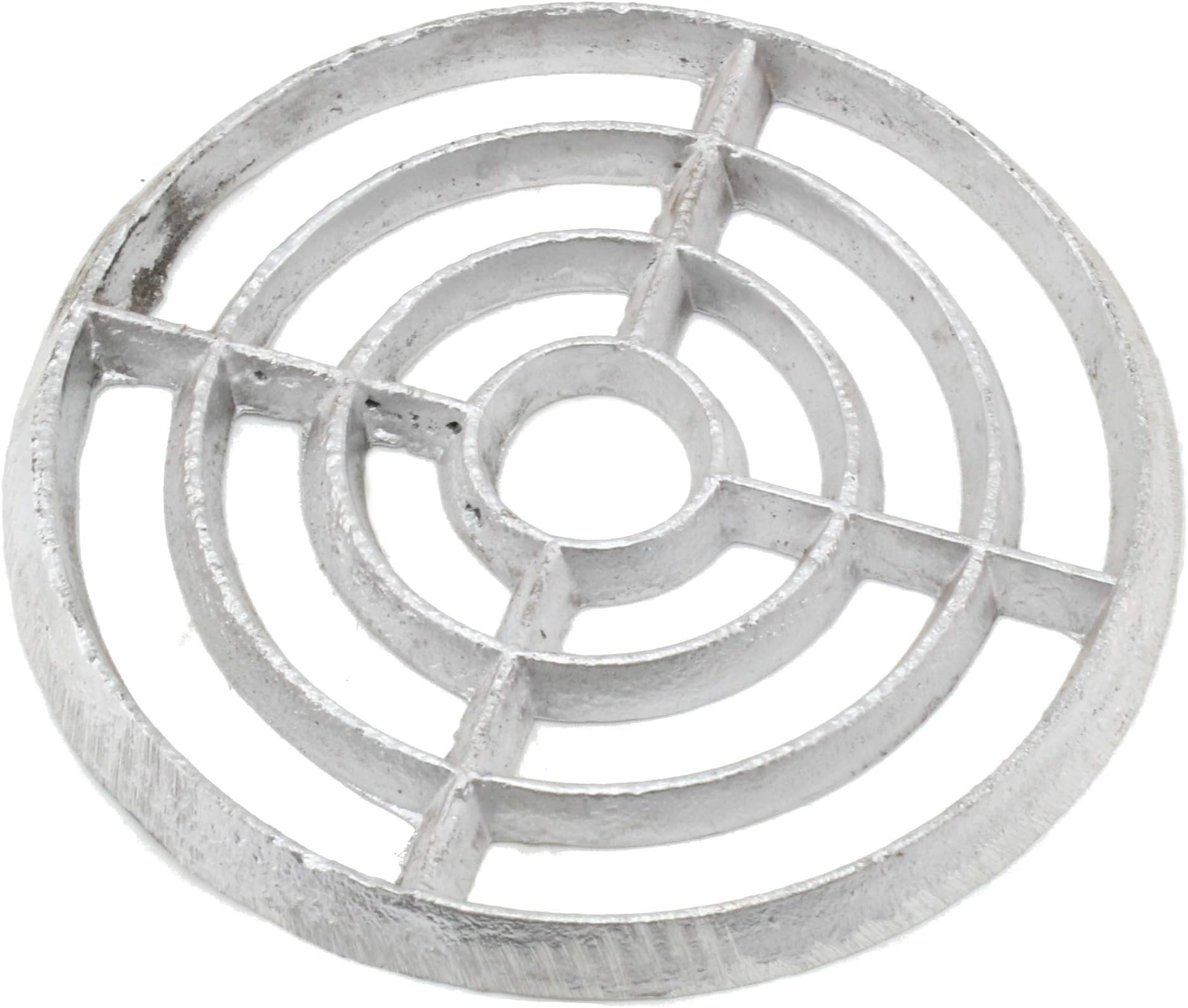 Cast Alloy Round Drain Grate Gully Grid Cover - 6" 151mm x 10mm