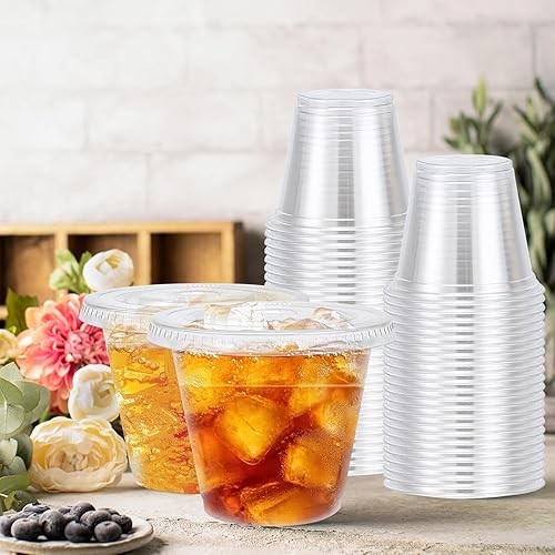 Miniatura 8 de Clawsoff Paquete de 180 Vasos de papel de 5 onzas, vasos desechables de baño de 5 onzas, vasos pequeños para enjuague bucal, vasos de papel