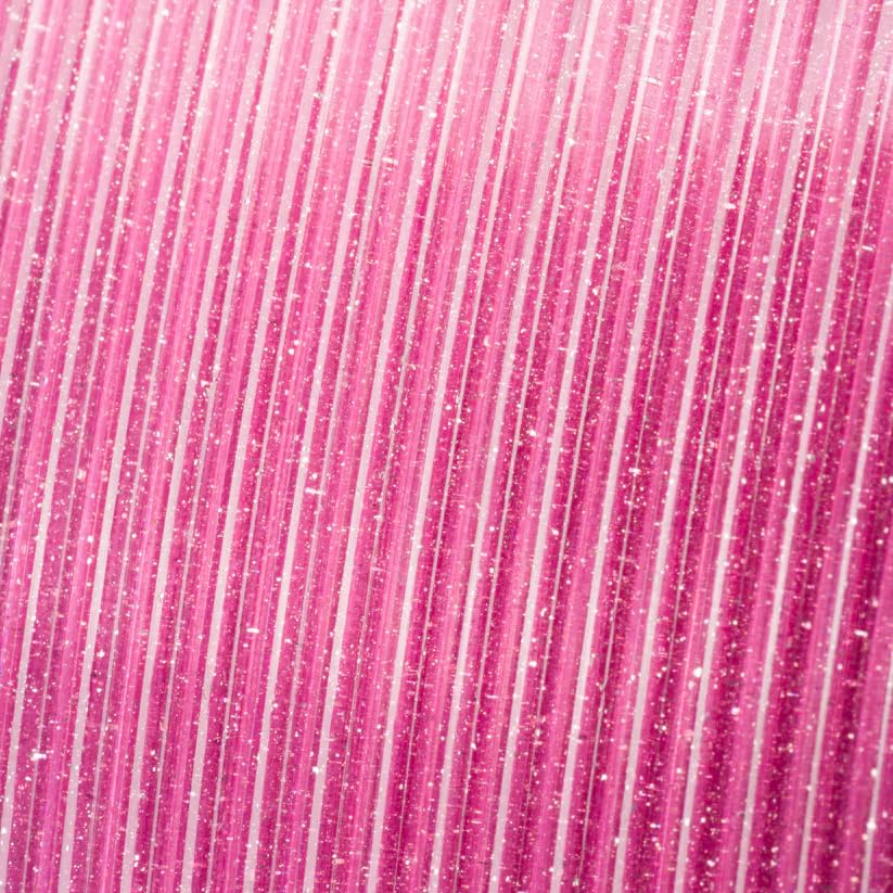 Image of Numakers PETG Translucent 3D Printer Filament Semi-Clear Glossy Finish 1.75mm 1 Kg Spool Strong Layer Adhesion Low Warp High Durability (Pink Glitter)