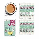 Oat Milk Coffee Creamer, Sweetened 10ct Carton by JOI - Superfood, Vegan, Dairy Free, Plant Based, Kosher, Shelf-Stable, Barista, Fortified with Calcium. Use in Coffee or Protein Shakes. Single Serve.