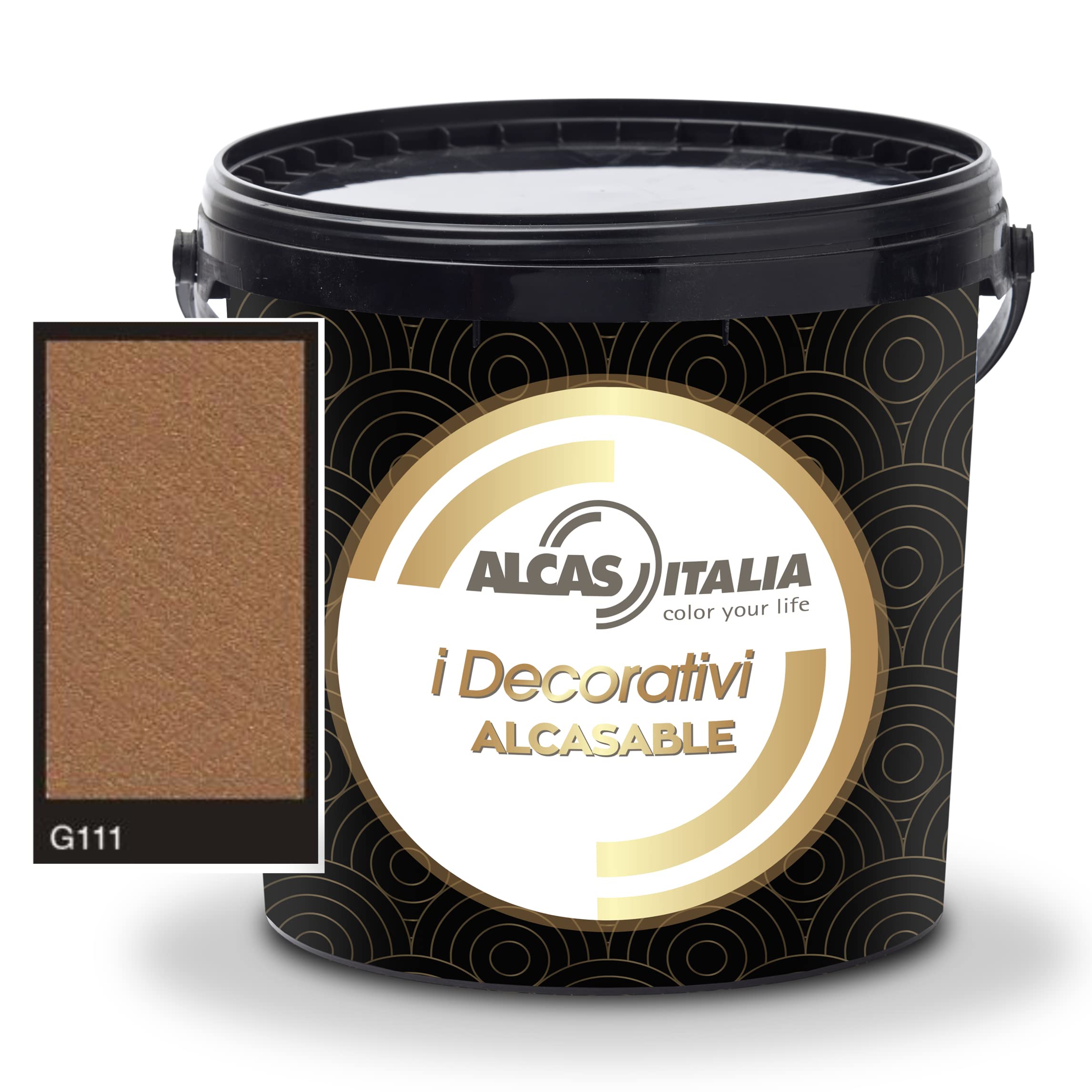 Pittura decorativa per interni effetto sabbiato perlato 2,5 Litri (G111)